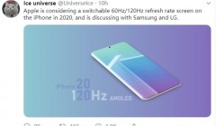 曝2020款iPhone采用120Hz刷新率屏幕