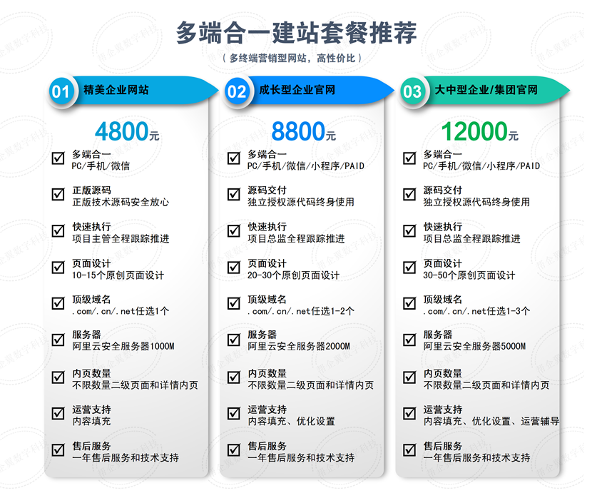 PC网站建设,企业网站建设,3合1营销型网站图3
